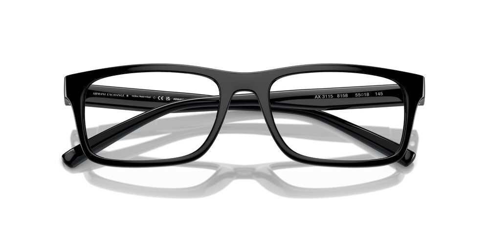 Lentes Oftálmicos Armani Exchange AX3115 Negro