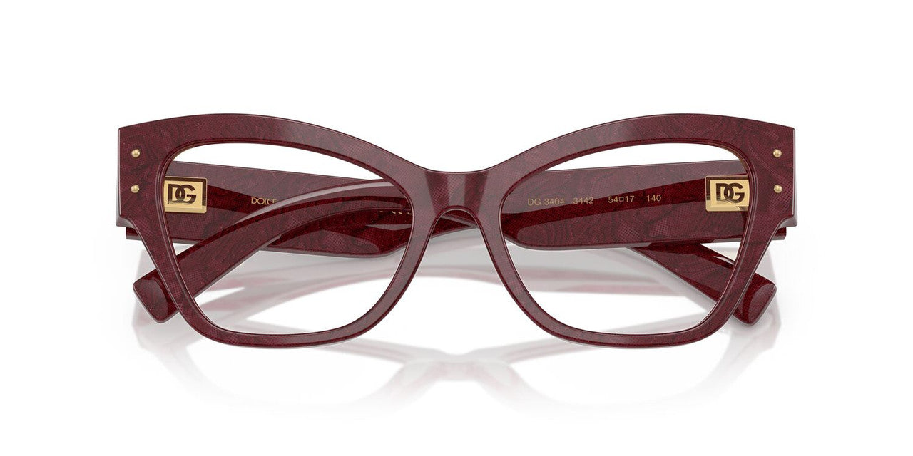 Lentes Oftálmicos Dolce & Gabbana DG3404 Burdeo