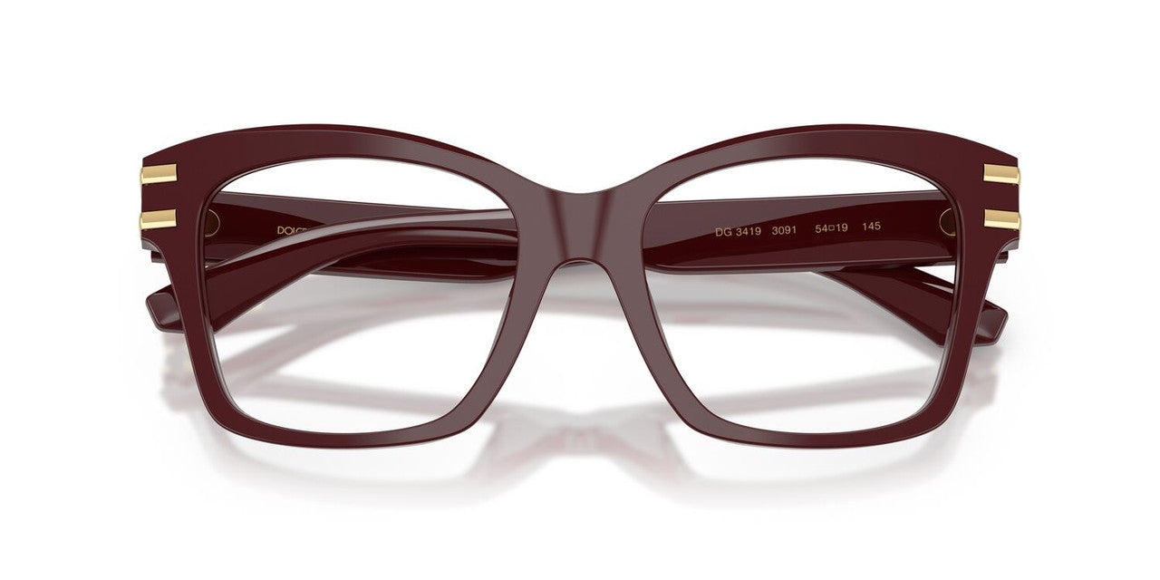 Lentes Oftálmicos Dolce & Gabbana DG3419 Burdeo