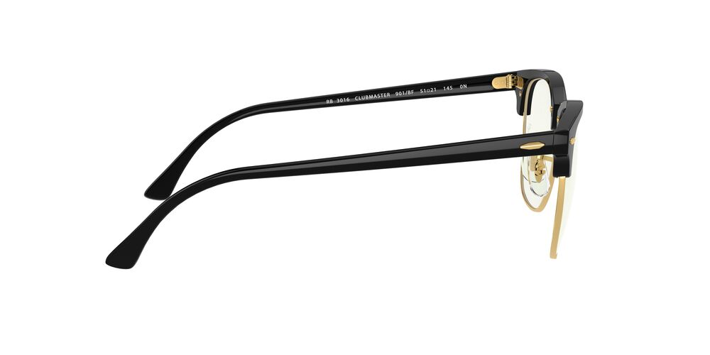 Lentes De Sol Ray-Ban RB3016 Clubmaster Azul/Negro