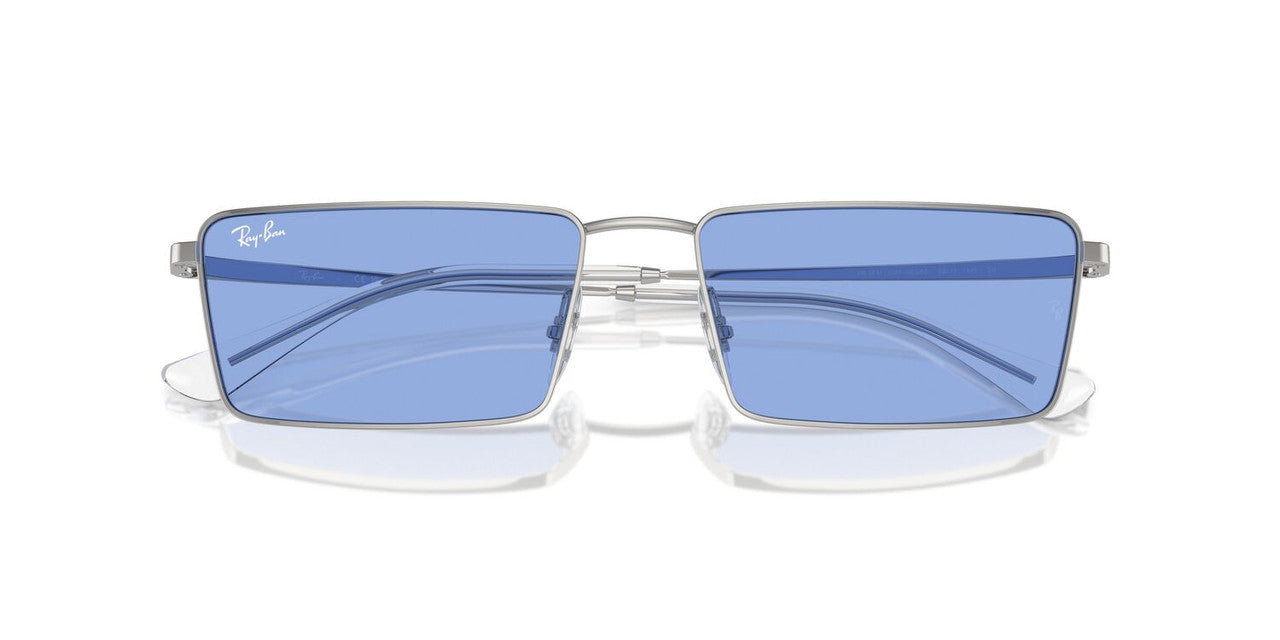 Lentes De Sol Ray-Ban RB3741 Emy Azul/Plateado