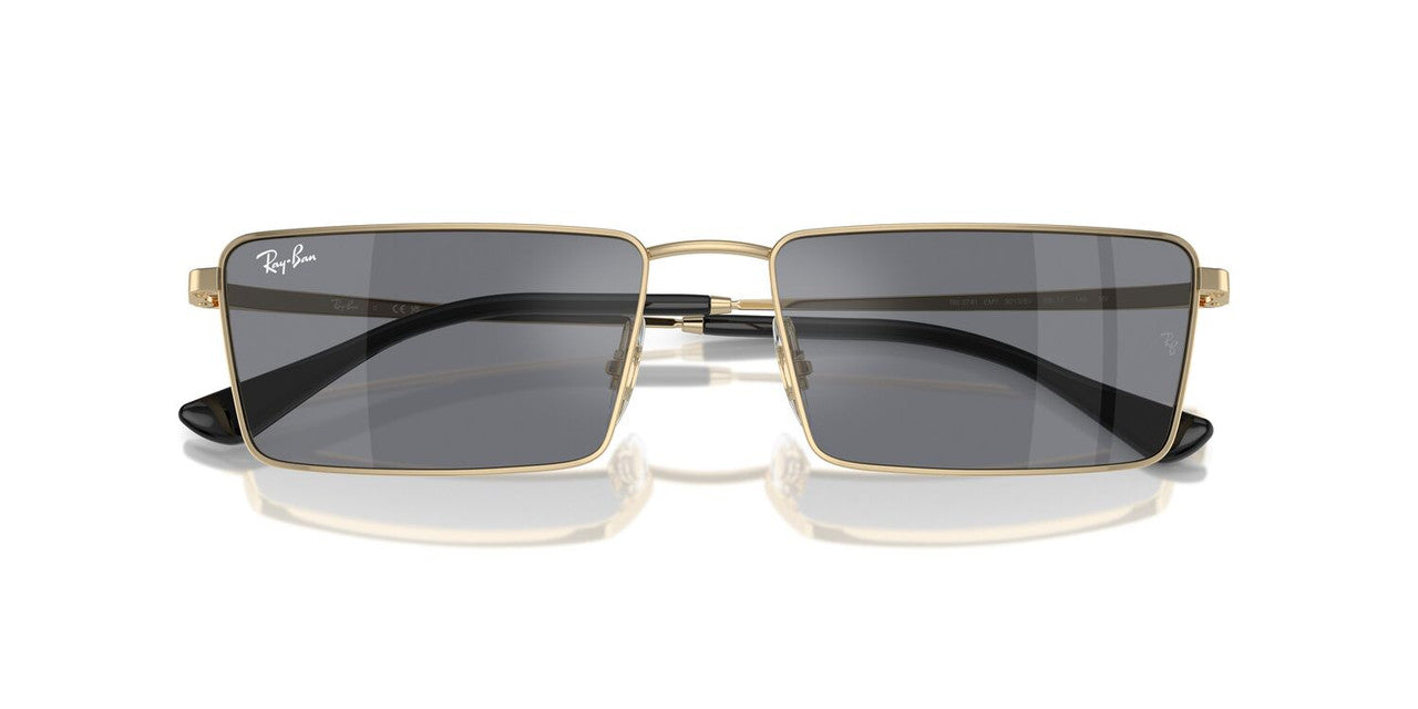Lentes De Sol Ray-Ban RB3741 Emy Gris/Dorado