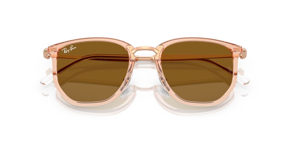 Lentes De Sol Ray-Ban RB4451 Transparent Beige Brown Café/Café