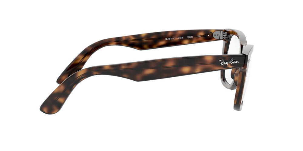 Lentes Oftálmicos Ray-Ban RX4340V Wayfarer Ease Havana