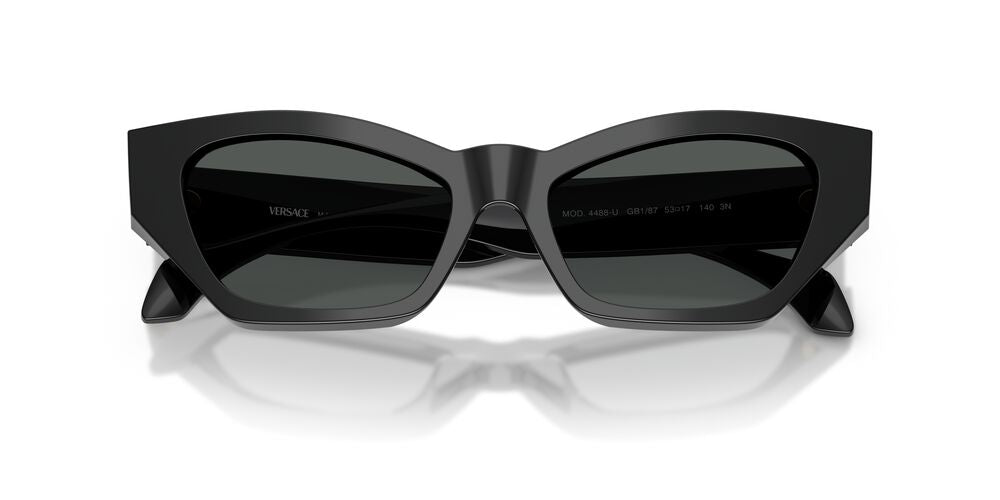 Lentes De Sol Versace VE4488U Black Dark Grey Gris/Negro