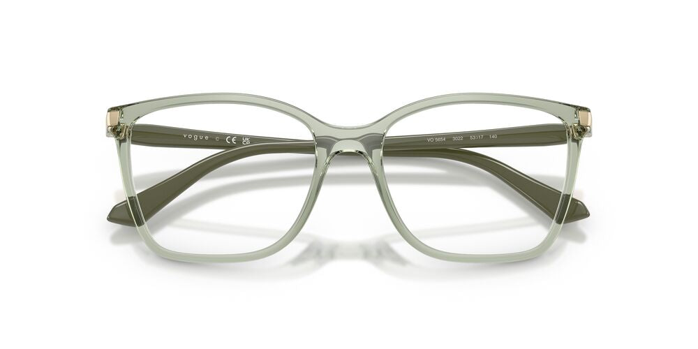 Lentes Oftálmicos Vogue Eyewear VO5654 Transparent Green Verde