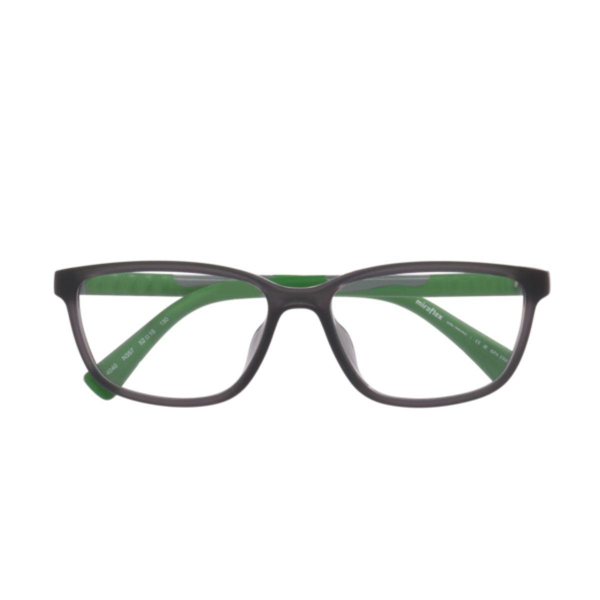 Lentes Oftálmicos Miraflex MF4040 Translucent Grey Gris Niño Gris