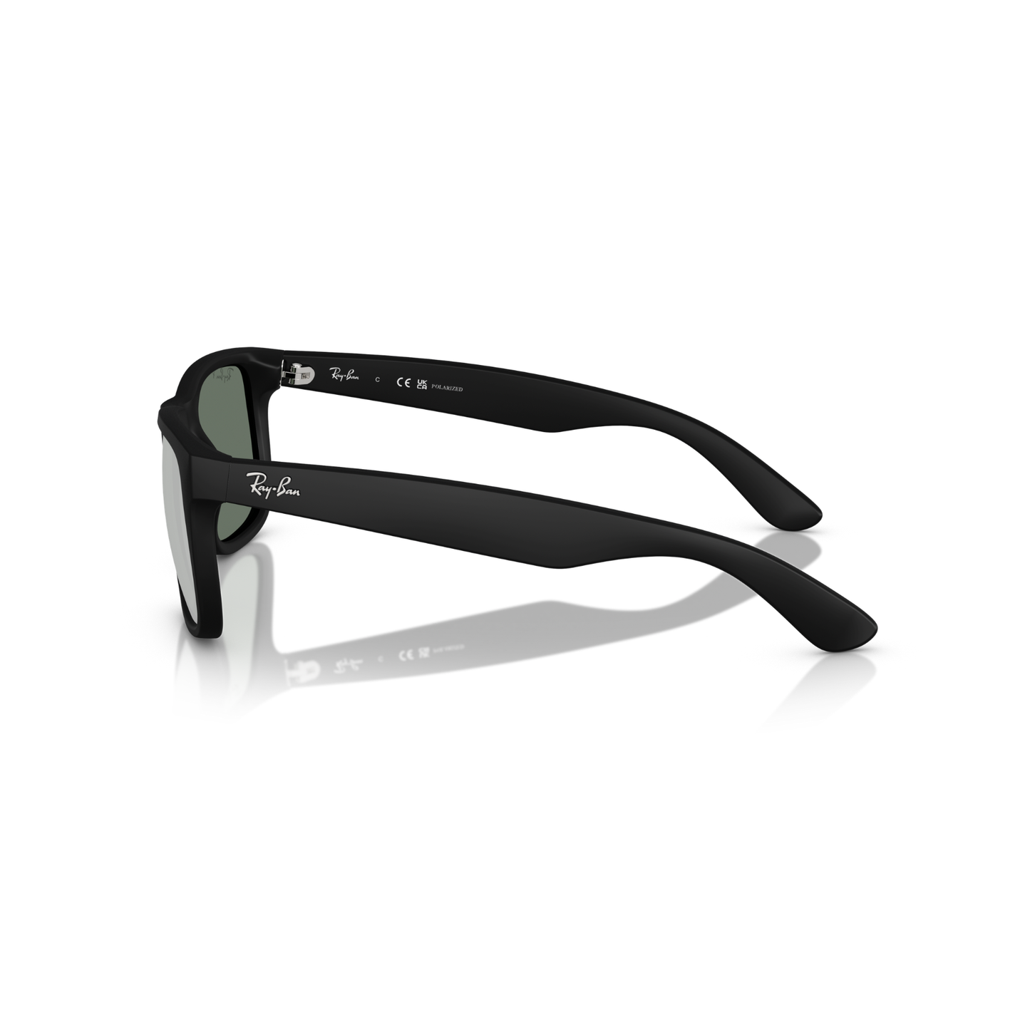 Lentes De Sol Ray-Ban RB4165 Justin Verde/Negro