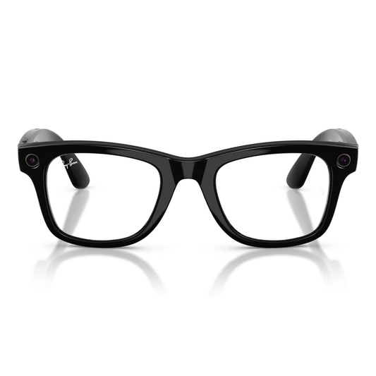 Lentes De Sol Ray-Ban Meta 0RW4012 Wayfarer Transitions Large Verde/Negro