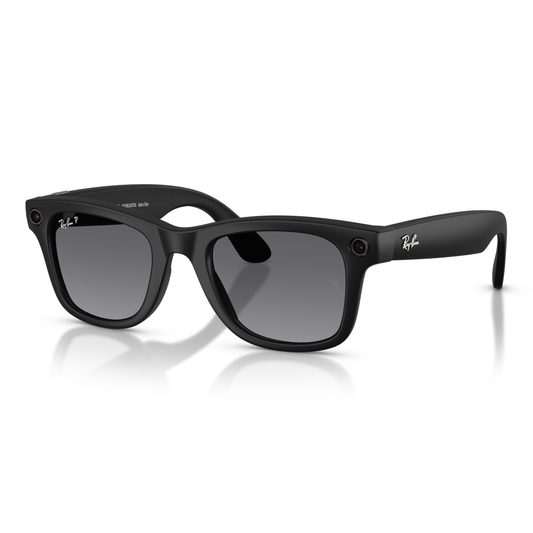 Lentes de sol Ray-Ban Meta RW4012 Wayfarer RW4012 Unisex Negro Polarizado