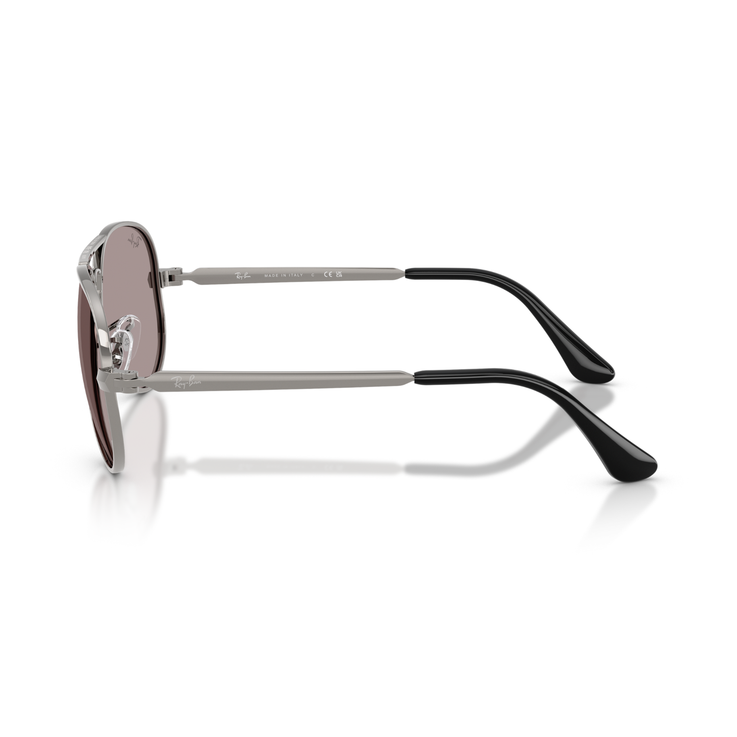 Lentes De Sol Ray-Ban RB3925 Aviator Max Violeta/Gris
