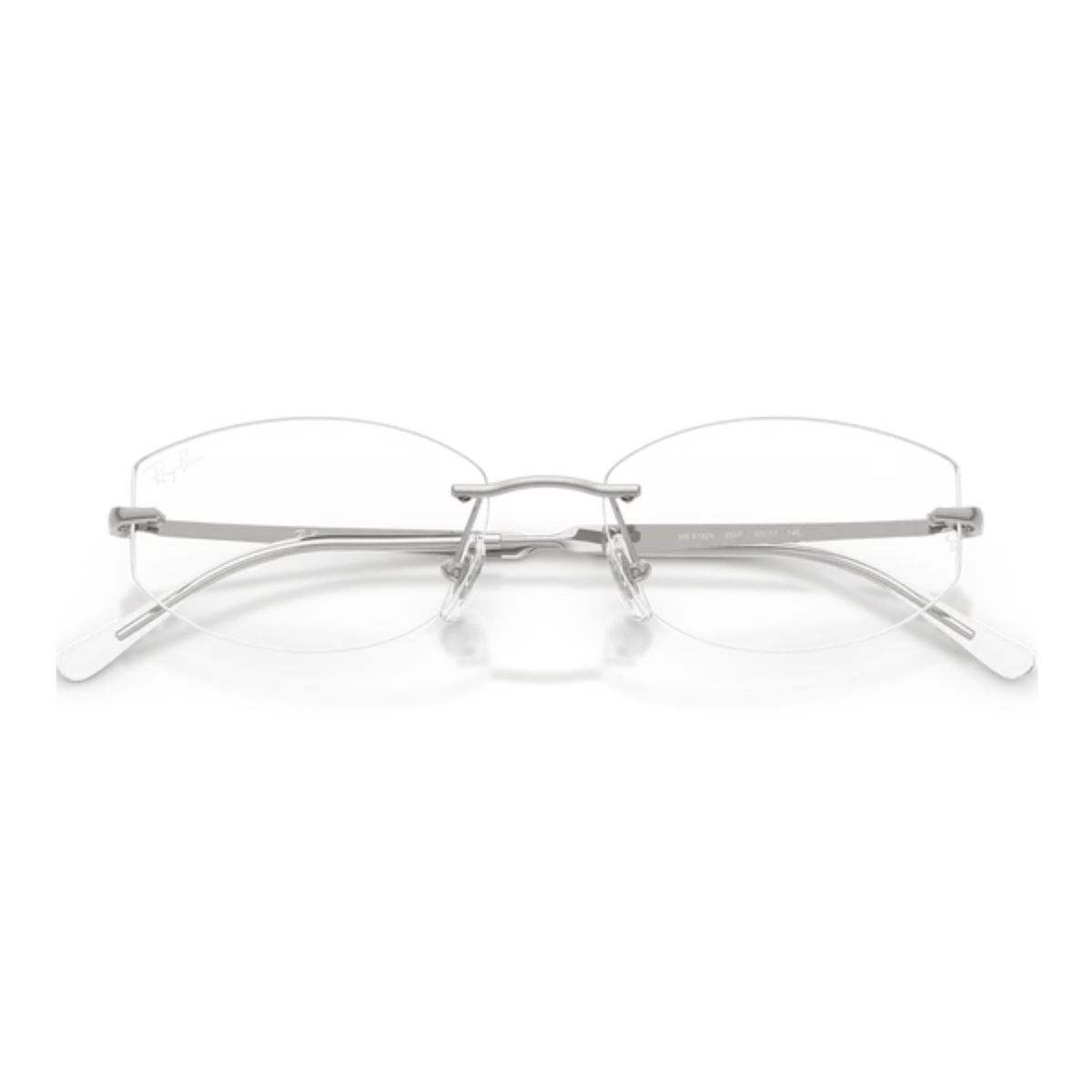 Lentes Oftálmicos Ray-Ban RX3792V Silver Plateado Unisex Plateado