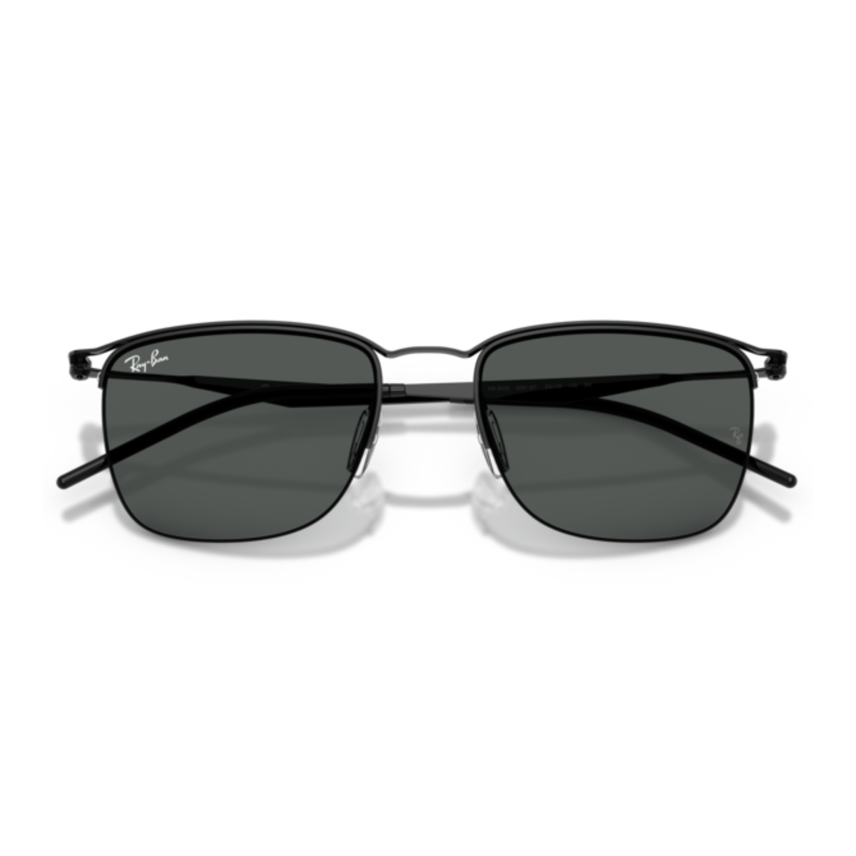 Lentes De Sol Ray-Ban RB8550 Black Dark Grey Gris/Negro
