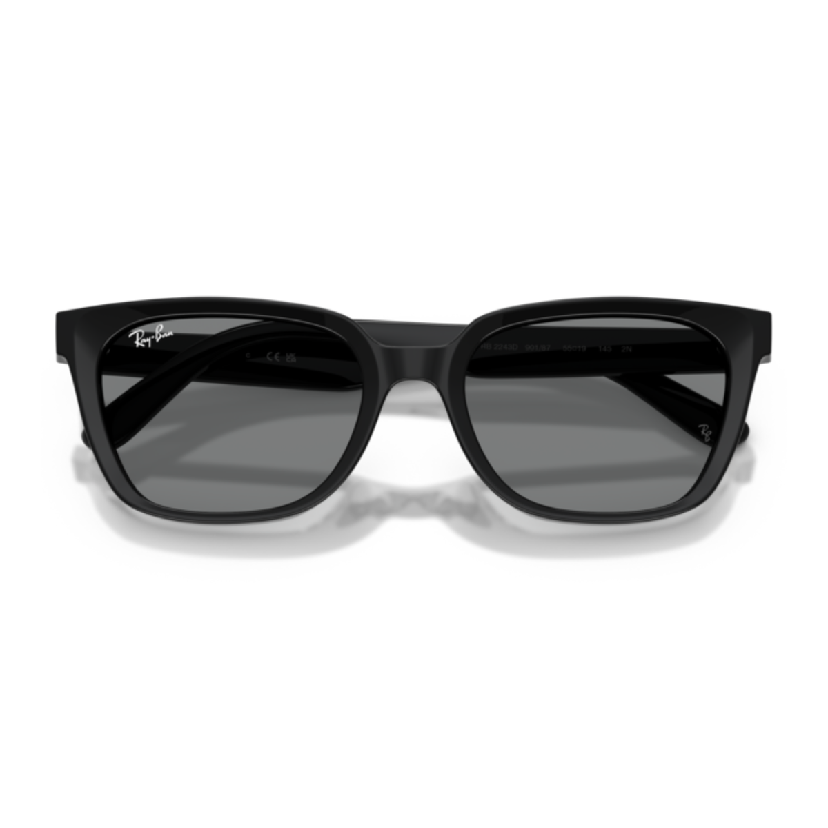 Lentes De Sol Ray-Ban RB2243D Black Dark Grey Gris/Negro