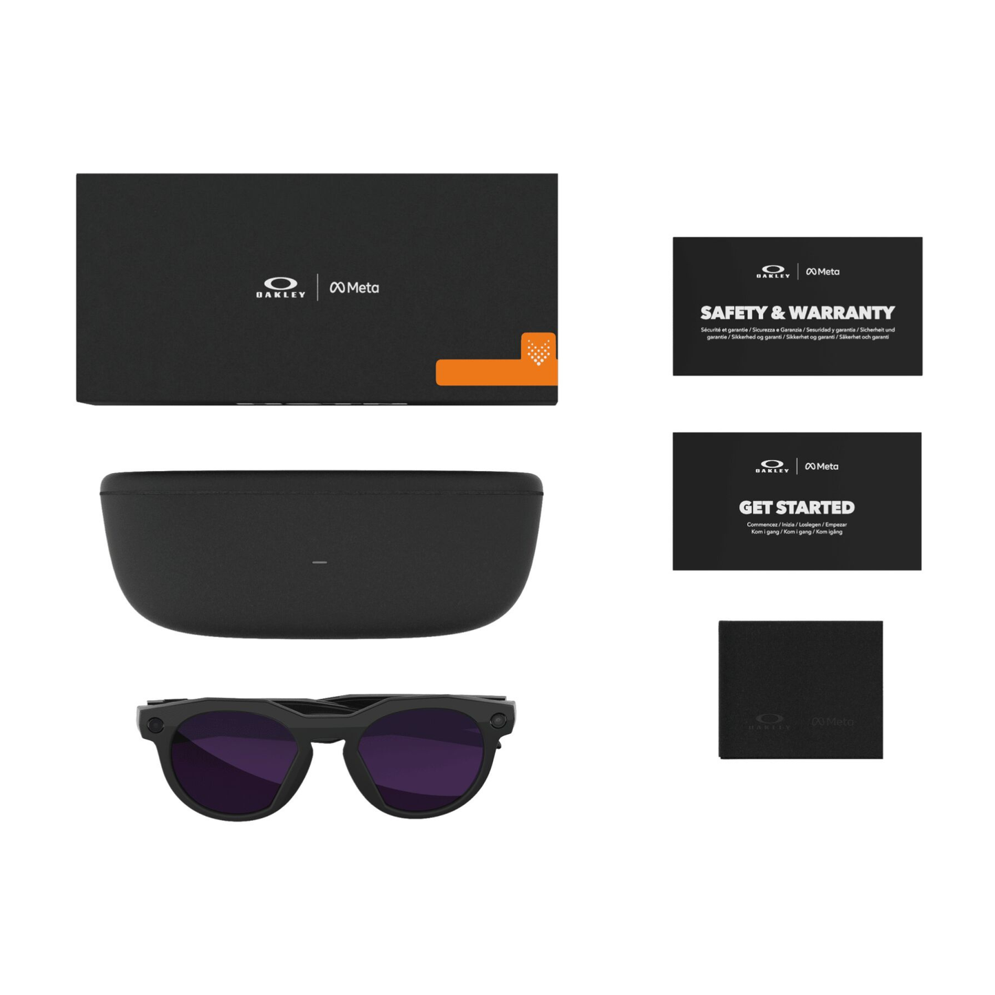 Lentes De Sol Oakley Meta 0OW8002 Hstn Transitions Violeta/Negro