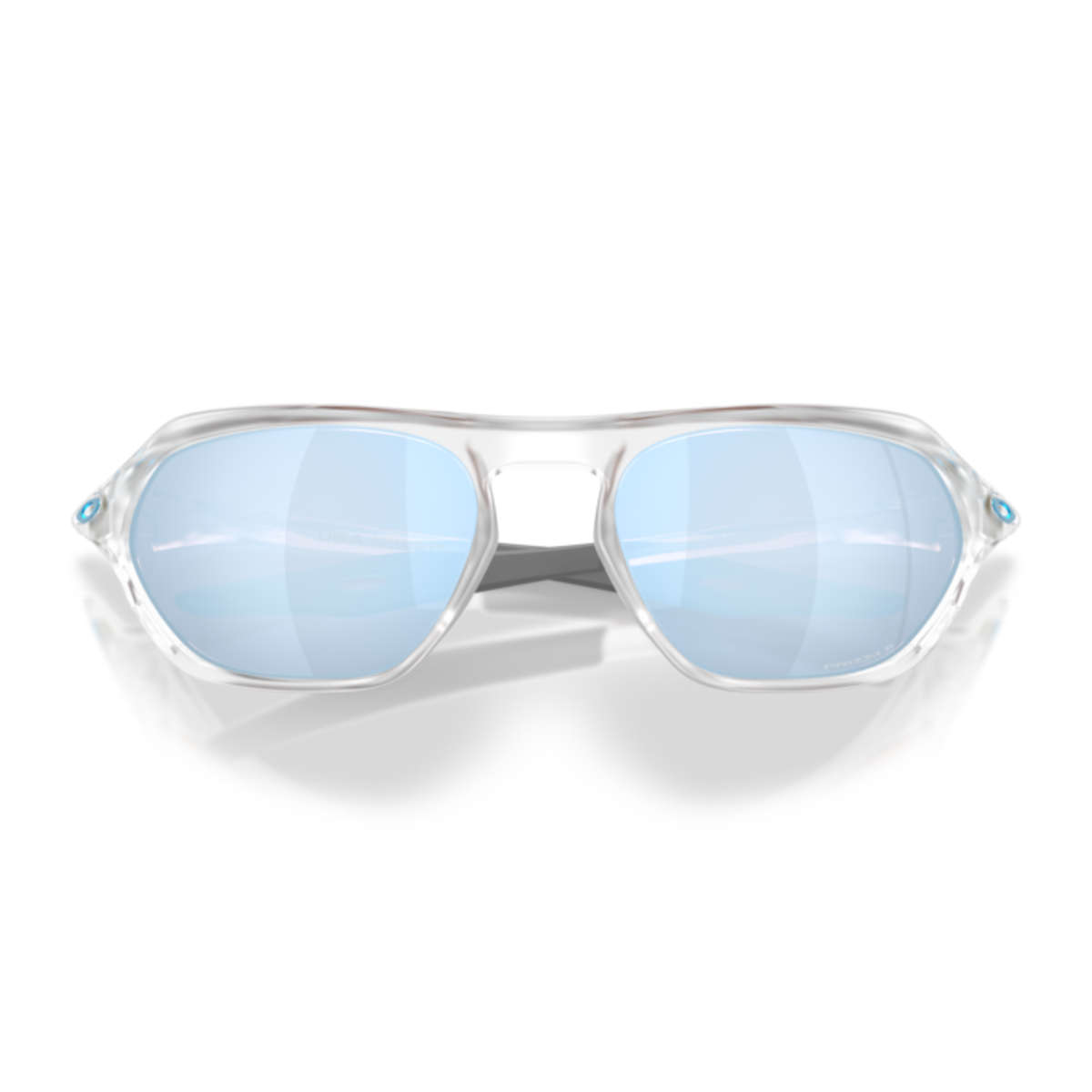 Lentes De Sol Oakley OO9537 Cage Jacket Matte Clear Prizm Deep Water Polarized Azul/Trasparente