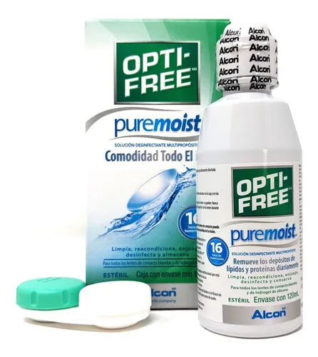 Opti Free Pure Moist Solución Multipropósito 120ml