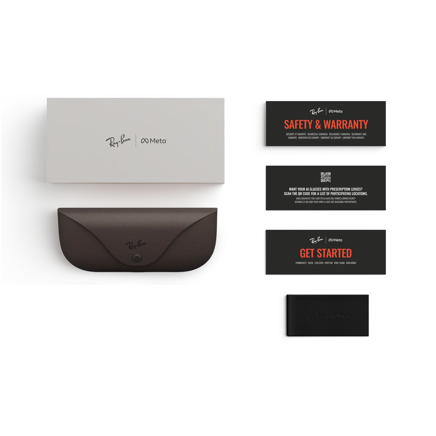 Lentes oftálmicos Ray-Ban Meta0RW7001 Blayzer Optics Gris