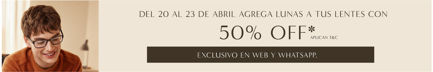 Cyber Day: Lentes Oftálmicos