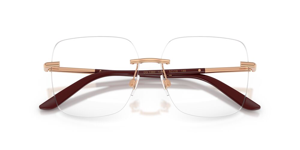 Lentes Oftálmicos Dolce & Gabbana DG1360 Rose Gold Dorado