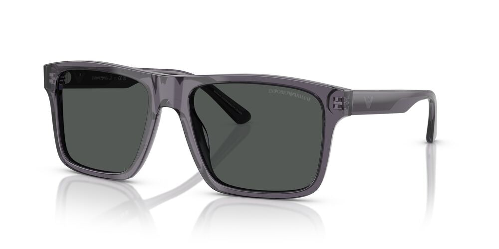 Lentes De Sol Emporio Armani EA4232 Transparent Dark Grey Smoke Gris/Gris