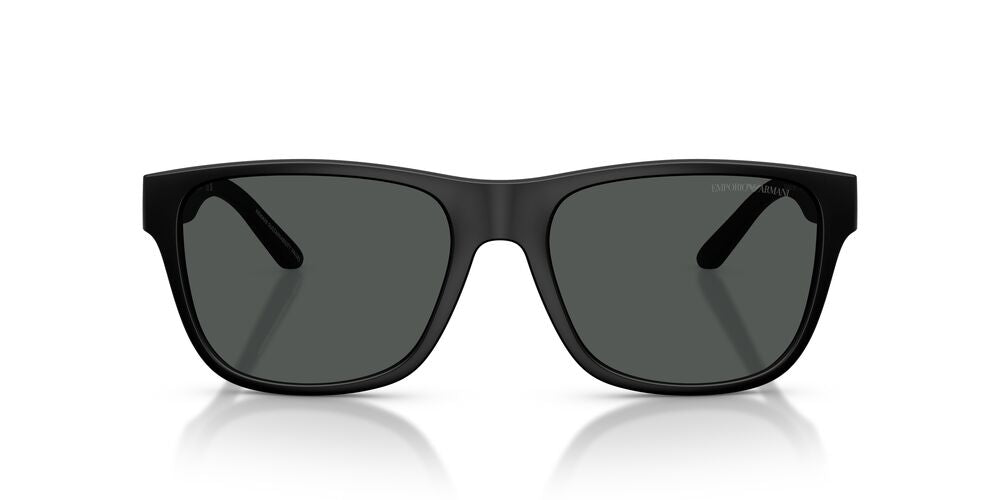 Lentes De Sol Emporio Armani EA4243 Matte Black Dark Grey Gris/Negro