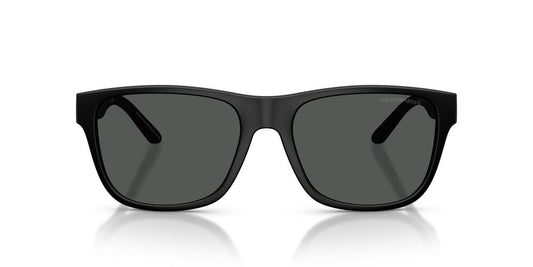 Lentes De Sol Emporio Armani EA4243 Matte Black Dark Grey Gris/Negro