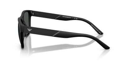 Lentes De Sol Emporio Armani EA4243 Matte Black Dark Grey Gris/Negro