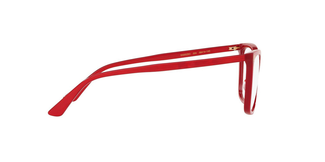 Lentes Oftálmicos Gucci GC001018 Gg0025O Rojo