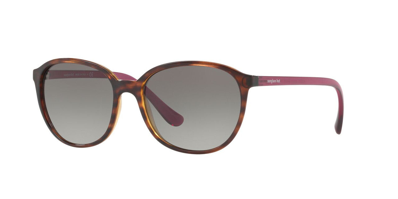 Lentes De Sol Sunglass Hut HU2003 Gris/Havana