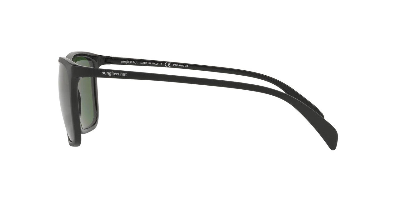 Lentes De Sol Sunglass Hut HU2004 Verde/Negro