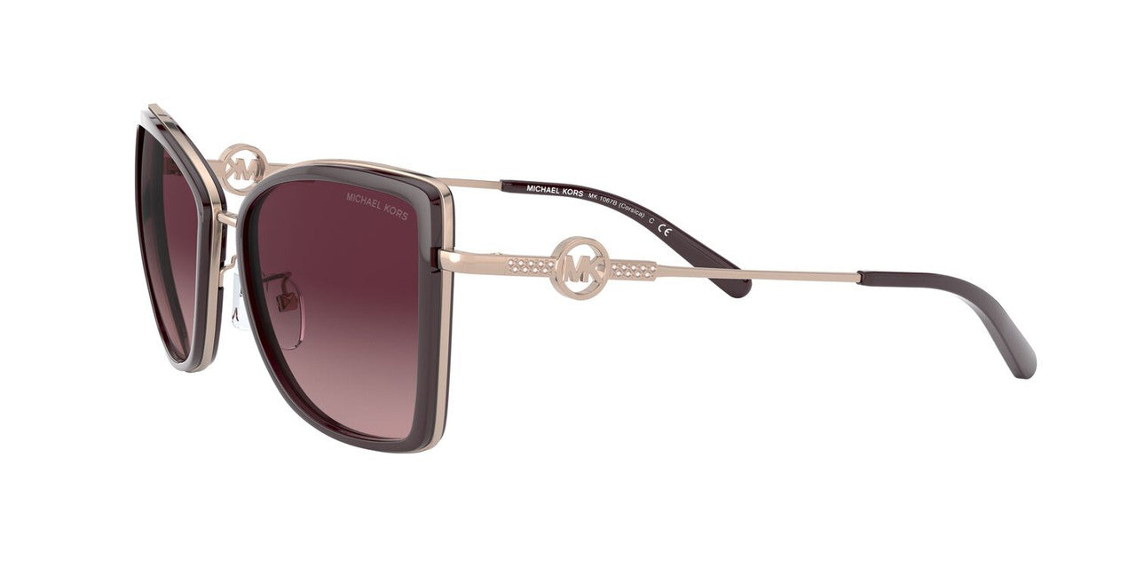 Lentes De Sol Michael Kors MK1067B Corsica Burdeos/Dorado