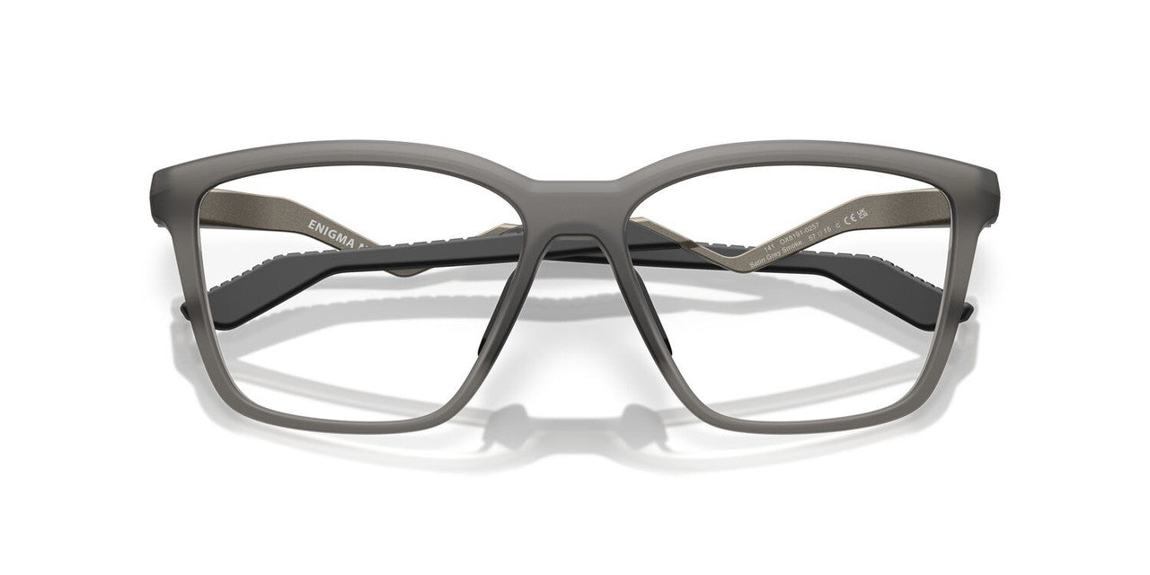 Lentes Oftálmicos Oakley OX8191 Enigma Mass Satin Grey Smoke Gris