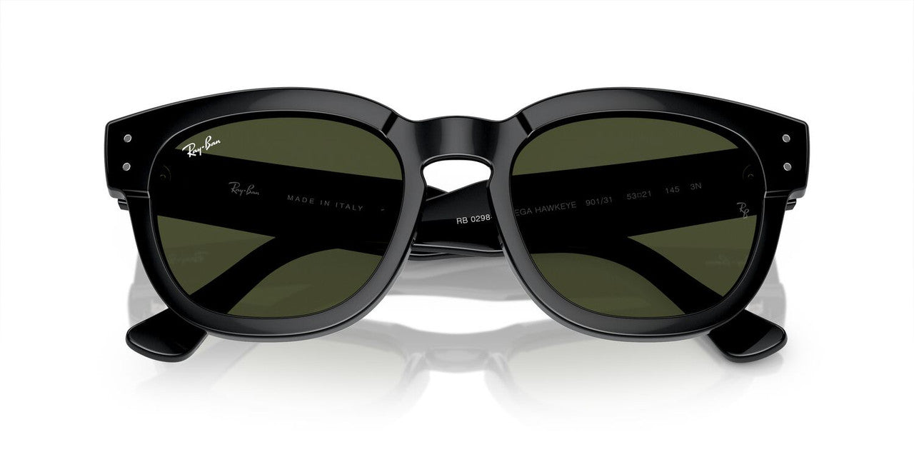 Lentes De Sol Ray-Ban 0RB0298S Mega Hawkeye Verde/Negro
