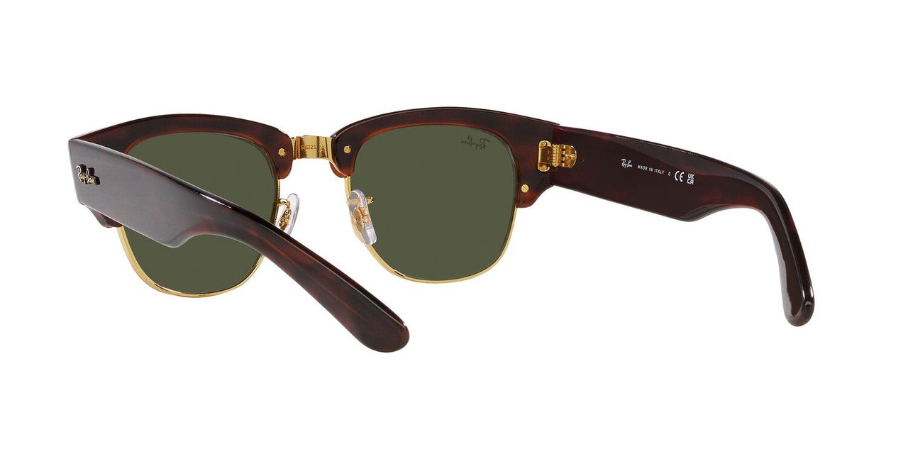 Lentes De Sol Ray-Ban RB0316S Mega Clubmaster Verde/Havana