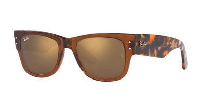 Lentes De Sol Ray-Ban RB0840S Mega Wayfarer Café/Café