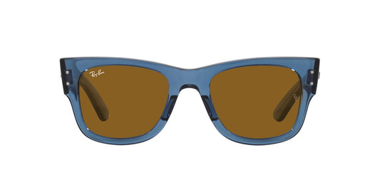 Lentes De Sol Ray-Ban RB0840S Mega Wayfarer Café/Azul