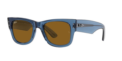 Lentes De Sol Ray-Ban RB0840S Mega Wayfarer Café/Azul