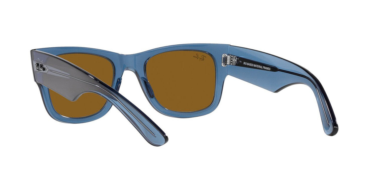Lentes De Sol Ray-Ban RB0840S Mega Wayfarer Café/Azul