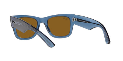 Lentes De Sol Ray-Ban RB0840S Mega Wayfarer Café/Azul