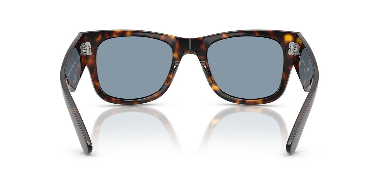 Lentes De Sol Ray-Ban RB0840S Mega Wayfarer Azul/Havana