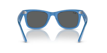 Lentes De Sol Ray-Ban RB2140 Wayfarer Gris/Azul