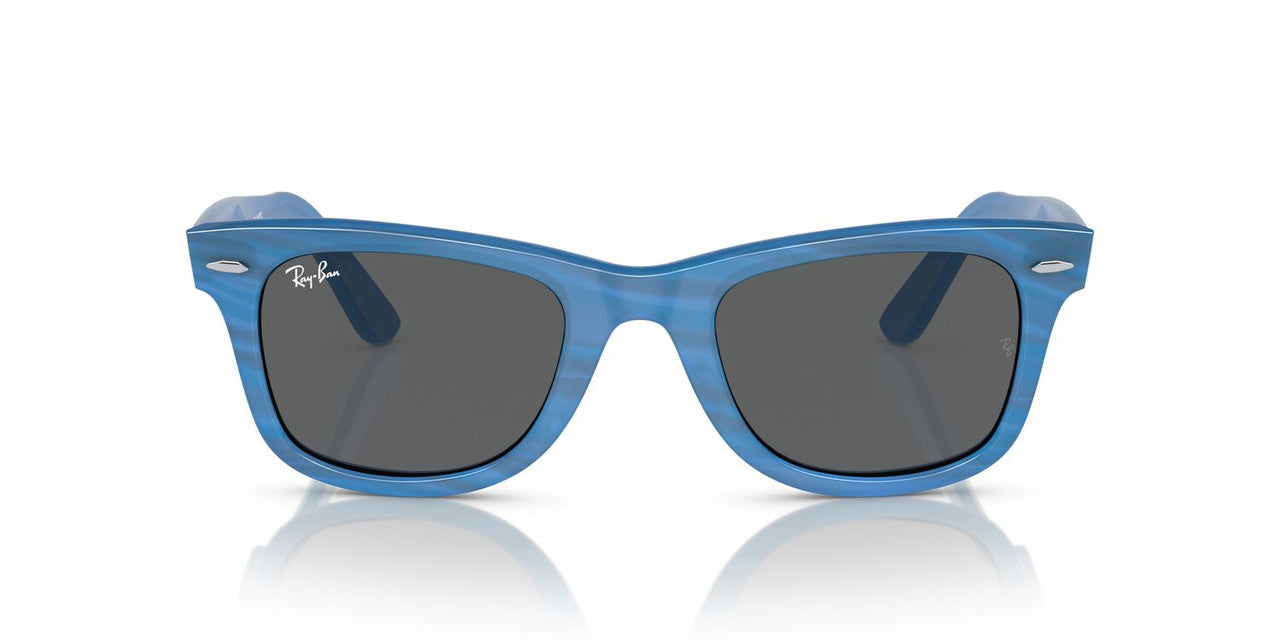 Lentes De Sol Ray-Ban RB2140 Wayfarer Gris/Azul