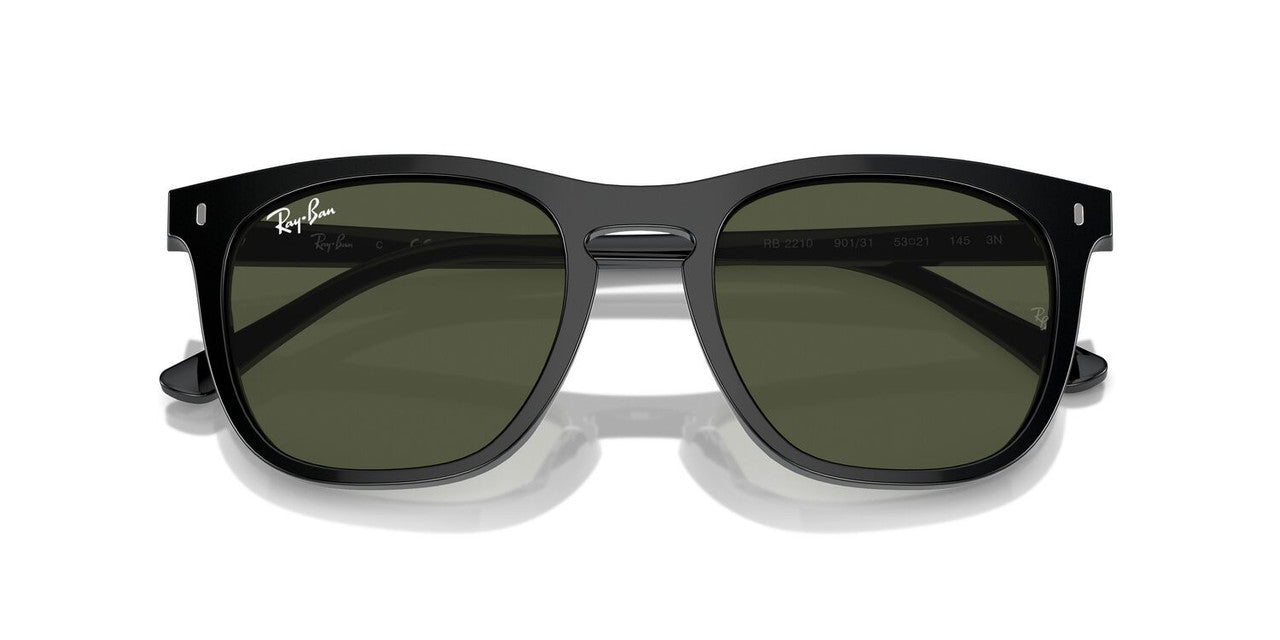 Lentes De Sol Ray-Ban RB2210 Verde/Negro