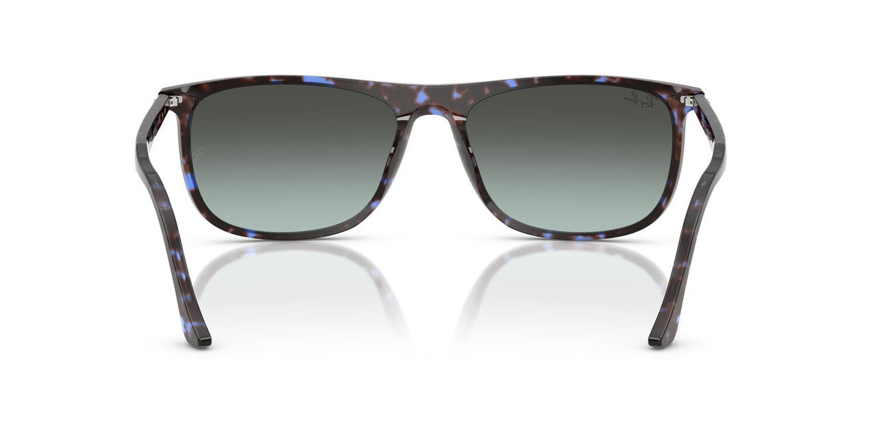 Lentes De Sol Ray-Ban RB2216 Havana Blue Turtle Blu Vintage Gradient Black Negro/Havana