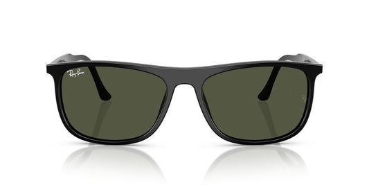 Lentes De Sol Ray-Ban RB2216 Black Green Verde/Negro