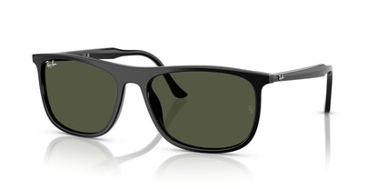 Lentes De Sol Ray-Ban RB2216 Black Green Verde/Negro