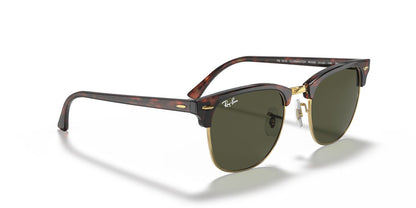 Lentes De Sol Ray-Ban RB3016 Clubmaster Verde/Havana