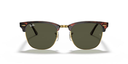 Lentes De Sol Ray-Ban RB3016 Clubmaster Verde/Havana