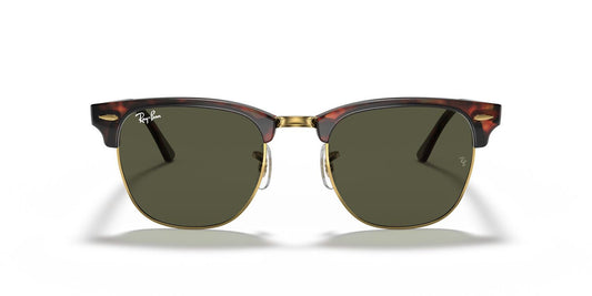 Lentes De Sol Ray-Ban RB3016 Clubmaster Verde/Havana